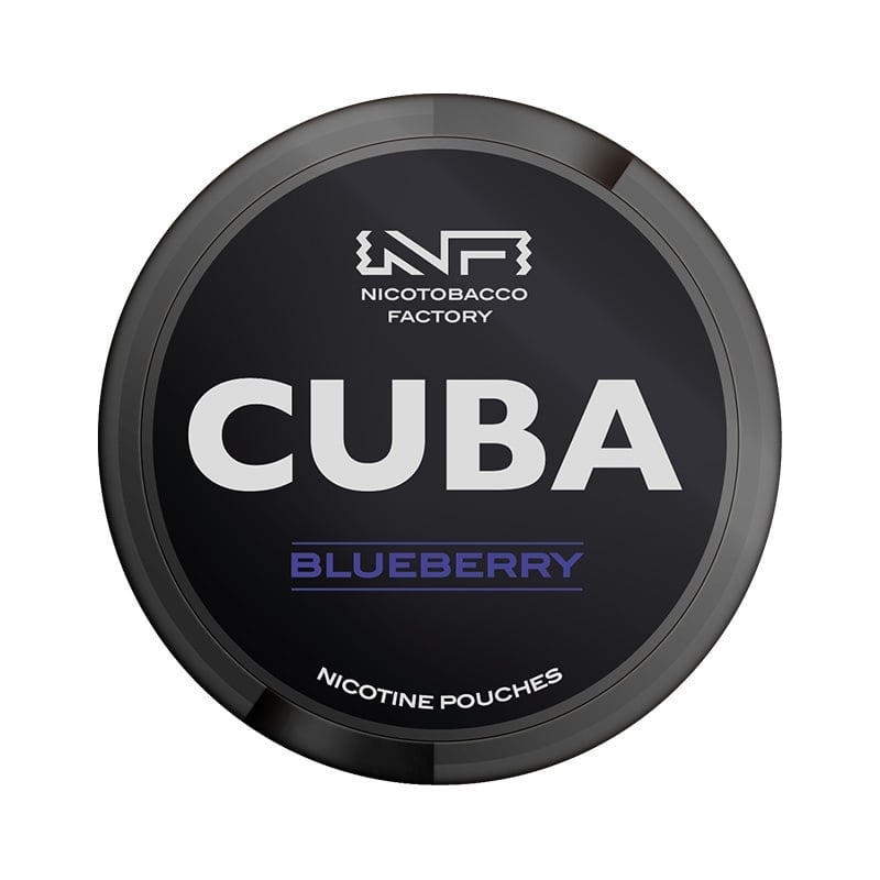 CUBA Blueberry Strong nicotine pouches