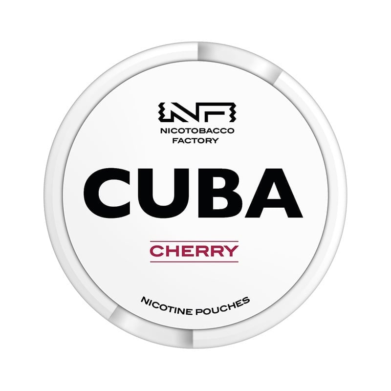 CUBA Cherry Medium nicotine pouches