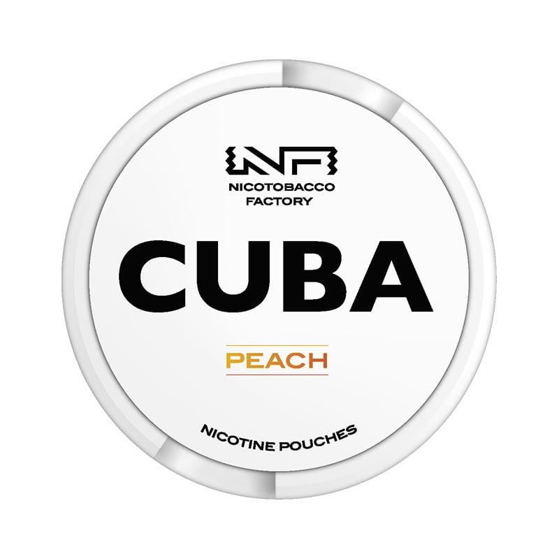 CUBA Peach Medium nicotine pouches