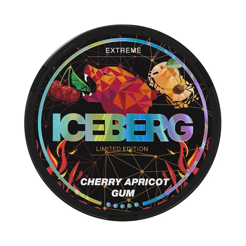 Iceberg Cherry Apricot Gum nicotine pouches