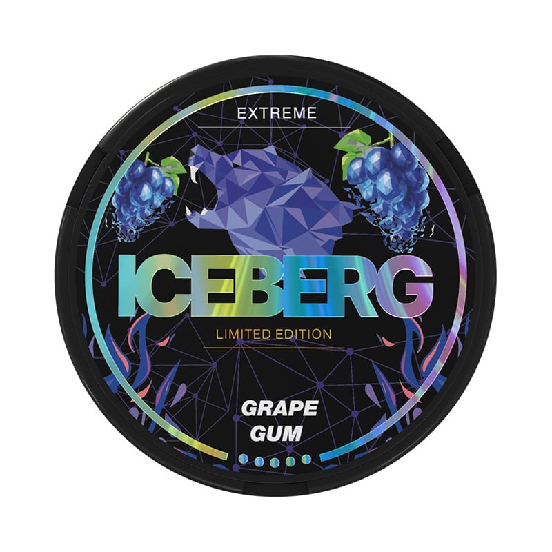 Iceberg Grape Gum nicotine pouches