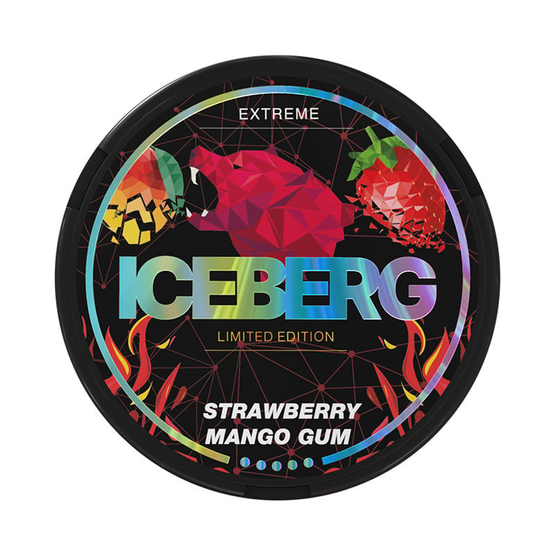 Iceberg Strawberry Mango Gum nicotine pouches