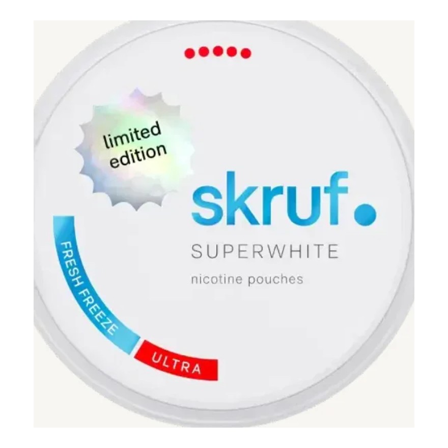 SKRUF SUPERWHITE FRESH FREEZE LIMITED EDITION