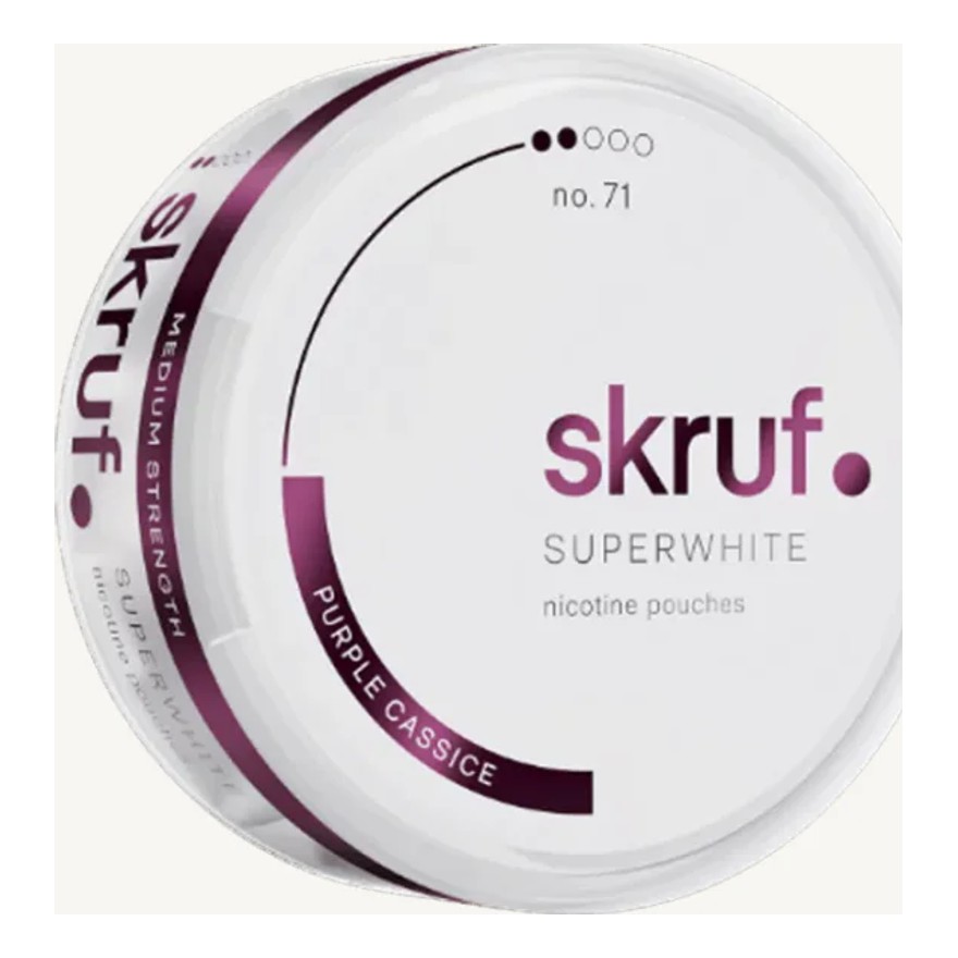 SKRUF SUPERWHITE PURPLE CASSICE SLIM MEDIUM