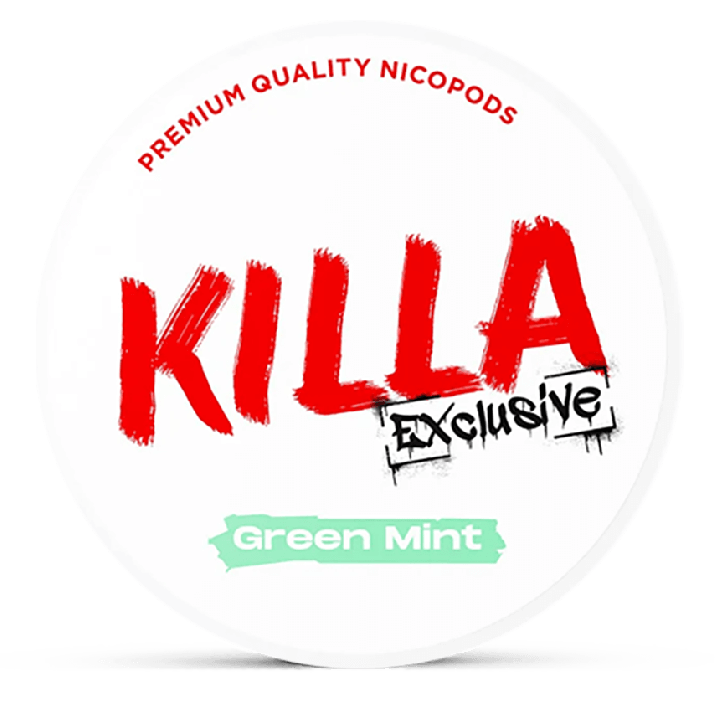 KILLA Exclusive Green Mint nicotine pouches