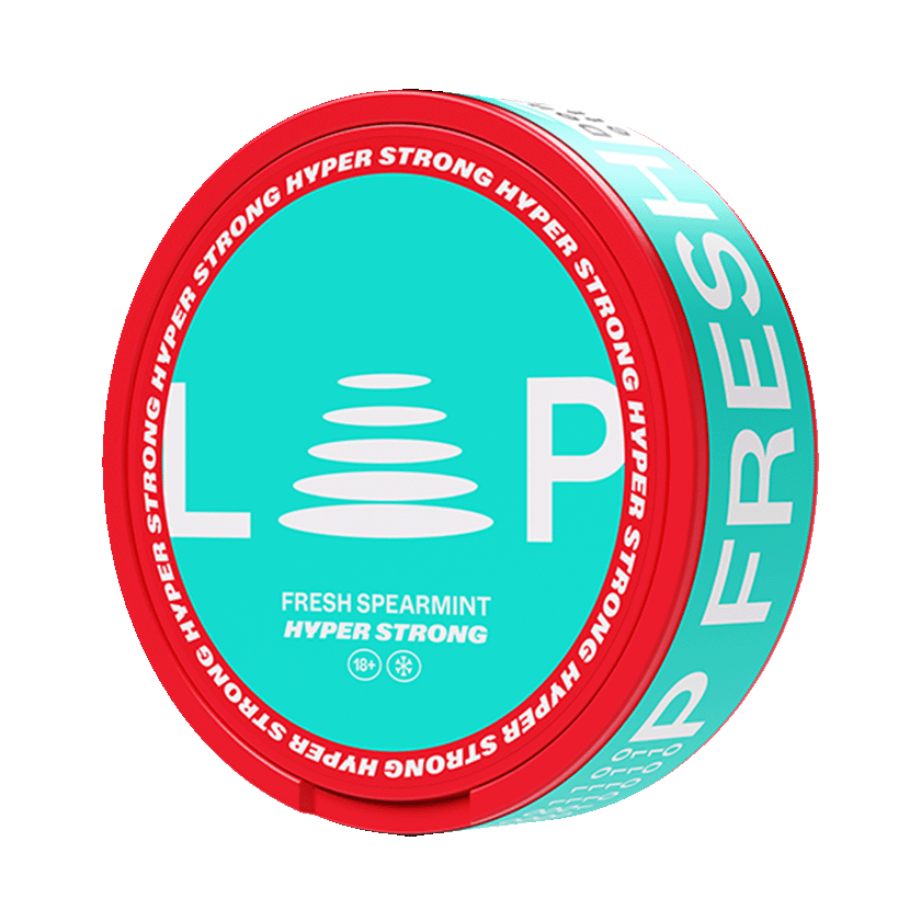 Loop Fresh Spearmint Hyper Strong nicotine pouches
