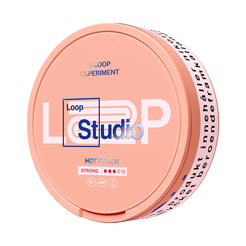 Loop Hot Peach Strong nicotine pouches