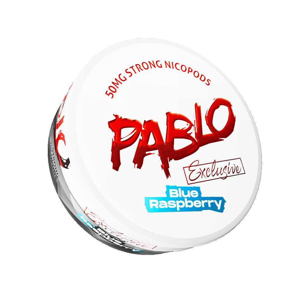 PABLO Exclusive Blue Raspberry nicotine pouches