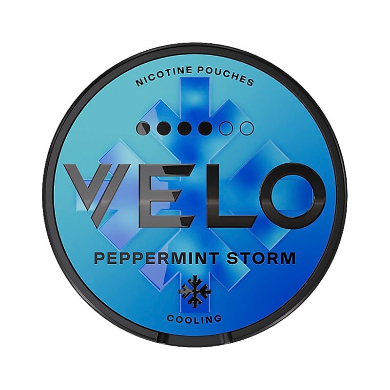 VELO Peppermint Storm nicotine pouches