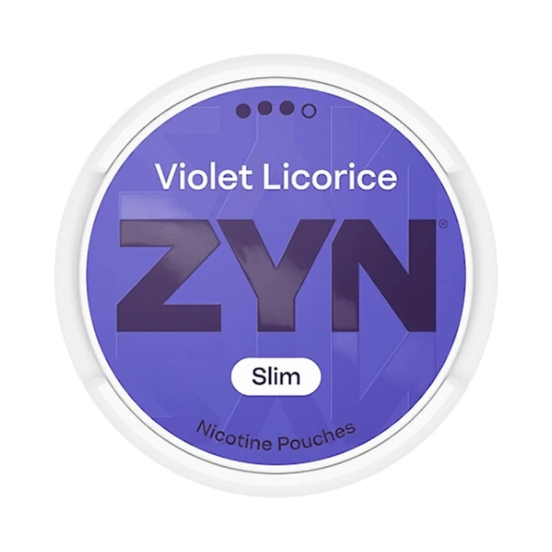 ZYN Violet Licorice Slim Normal nicotine pouches